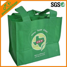 6 Bottle Pack Promotional Reusable Non Woven Wine Bag